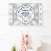 Bannière Diamond, Bannière Anniversaire Personnali (Insitu)