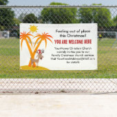 Bannière d'invitation de l'église de Noël (En situation)