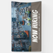 Bannière Disponible pour heures supplémentaires -  (Vertical)