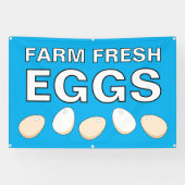 Bannière d'oeufs frais de ferme (Horizontal)