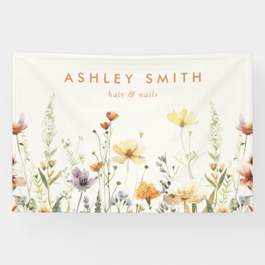 Bannière d'ouverture du grand Fleur sauvage rustiq (Horizontal)