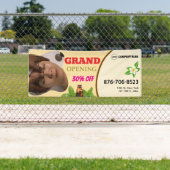 Bannière d'ouverture officielle de salon & Spa (En situation)