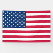 Bannière drapeau américain - USA (Horizontal)