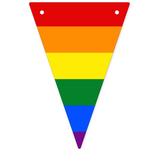 Bannière drapeau de la fierté LGBT Balises de Bunt (Troisième drapeau)