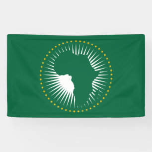 Bannière drapeau de l'Union africaine