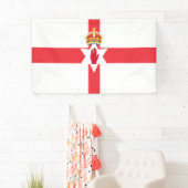 Bannière drapeau d'Irlande du Nord (En situation)