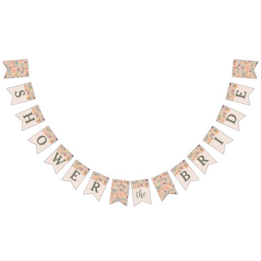 Bannière drapeau Fête des mariées florale (Tout)