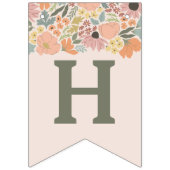 Bannière drapeau Fête des mariées florale (Troisième drapeau)