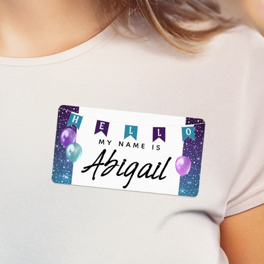 Bannière Drapeau Migné Bonjour Mon Nom Est Sticker