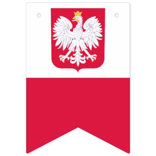 Bannière drapeau polonais (Troisième drapeau)