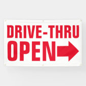 Bannière Drive-Thru Pour Restaurants De Restaurati (Horizontal)