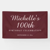 Bannière du 100e anniversaire de la fête de Bourgo (Horizontal)