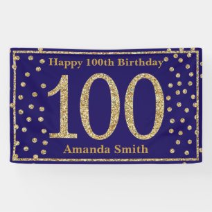 Bannière du 100e anniversaire de la Parties scint