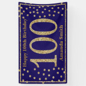 Bannière du 100e anniversaire de la Parties scinti (Vertical)