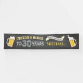 Bannière du 30e anniversaire pour les réjouissance (Horizontal)