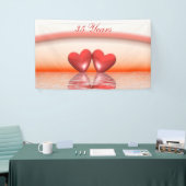 Bannière du 35e anniversaire Coral Hearts (Salon professionnel)