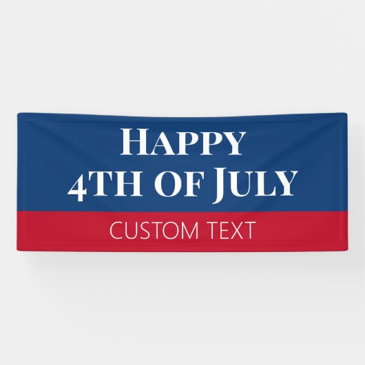 Bannière du 4 juillet (Horizontal)
