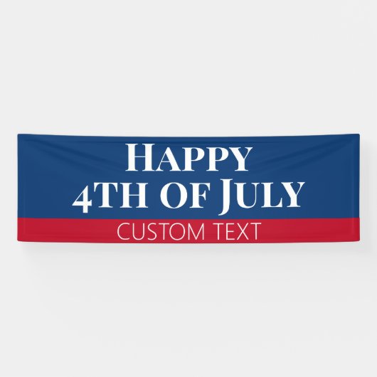 Bannière du 4 juillet (Horizontal)