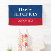Bannière du 4 juillet (En situation)