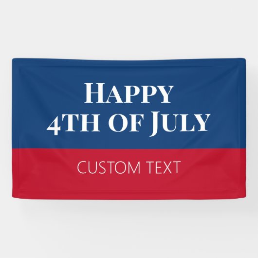 Bannière du 4 juillet (Horizontal)