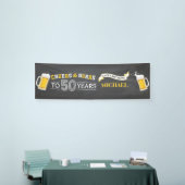 Bannière du 50e anniversaire de la fête des bières (Salon professionnel)