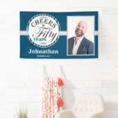 Bannière du 50e anniversaire de la fête du 50e ann (En situation)