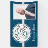 Bannière du 50e anniversaire de la fête du 50e ann (Vertical)