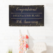 Bannière du 50e anniversaire Golden Confetti (En situation)