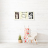 Bannière du 50e anniversaire White and Gold (En situation)