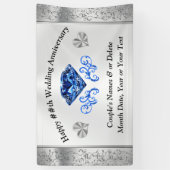 Bannière du 65e ou 45e anniversaire du Mariage Sap (Vertical)