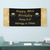 Bannière du 70e anniversaire des Black and Gold (Salon professionnel)