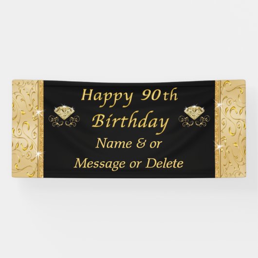 Bannière du 70e anniversaire des Black and Gold (Horizontal)