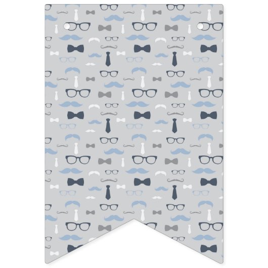 Bannière du Baby shower Little Man (Deuxième drapeau)