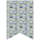 Bannière du Baby shower Little Man (Deuxième drapeau)