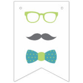 Bannière du Baby shower Little Man (Premier drapeau)