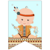 Bannière du Baby shower tribal de Boho (Premier drapeau)