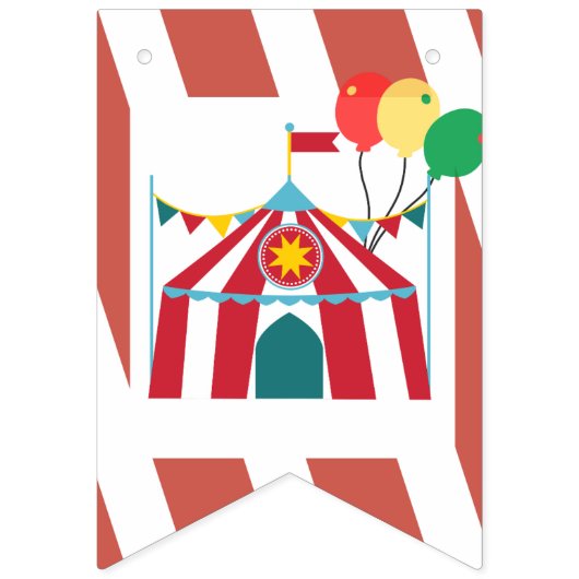 Bannière du Carnaval "Joyeux anniversaire" (Premier drapeau)