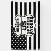Bannière du chapitre Mid South - Drapeau américain (Vertical)