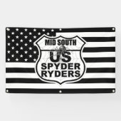 Bannière du chapitre Mid South - Drapeau américain (Horizontal)