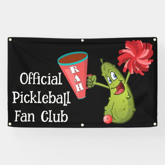 Bannière du club de fans de Pickleball (Horizontal)