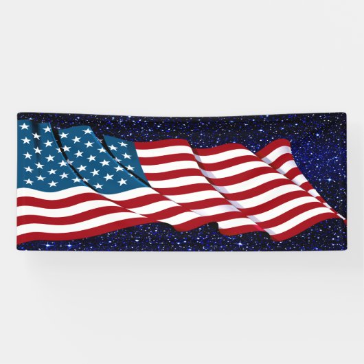 Bannière du drapeau américain (Horizontal)