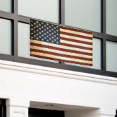 Bannière du drapeau américain vintage (Bâtiment extérieur)