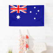 Bannière du drapeau australien (En situation)