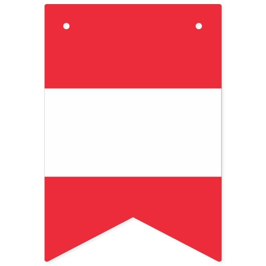 Bannière du drapeau autrichien (Troisième drapeau)