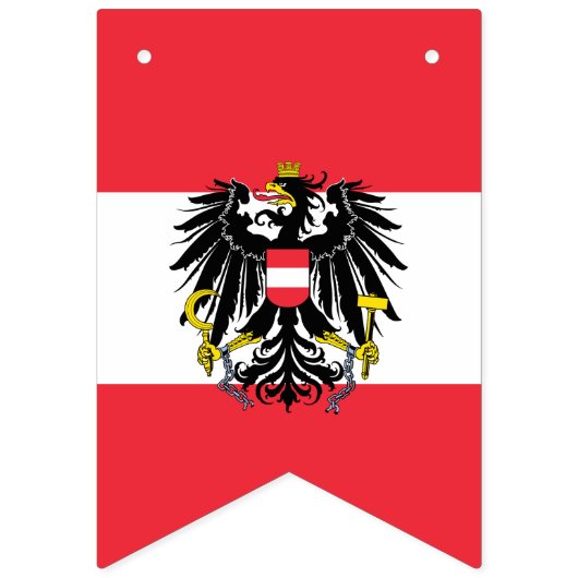Bannière du drapeau autrichien (Premier drapeau)