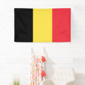 Bannière du drapeau belge (En situation)