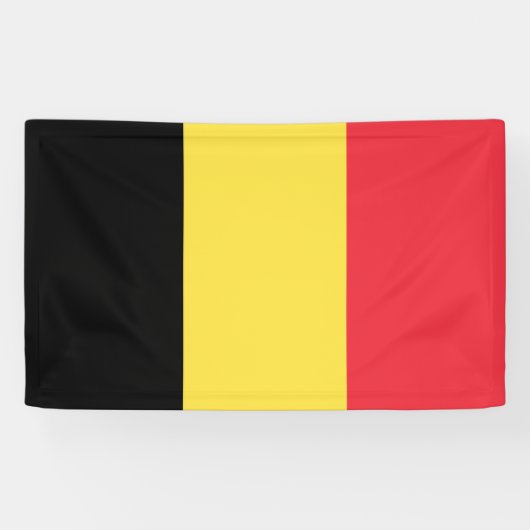 Bannière du drapeau belge (Horizontal)