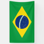 Bannière du drapeau brésilien (Vertical)
