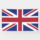 Bannière du drapeau britannique Union Jack (Horizontal)
