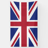 Bannière du drapeau britannique Union Jack (Vertical)